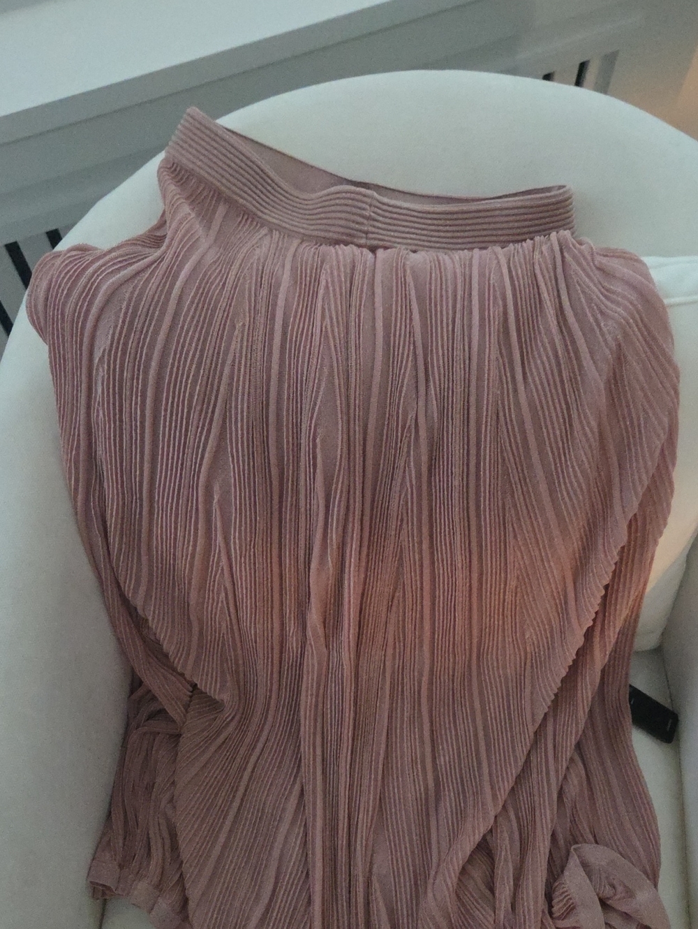 Zimmermann Pleated Dusty Rose Midi Dress